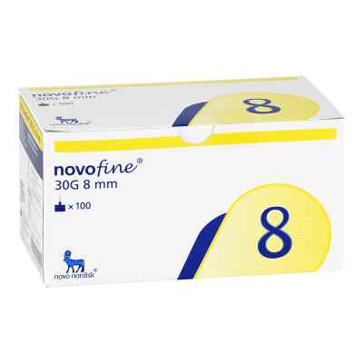 Novofine 8 Kanülen 0,30x8 mm 100 stk von Medi-Spezial PZN 03746088