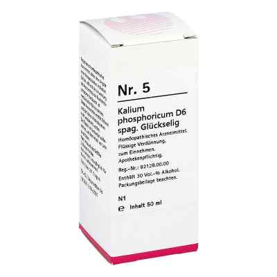 Nr.5 Kalium phosphoricum D6 spag.Glückselig 50 ml von PHöNIX LABORATORIUM GmbH PZN 10965916