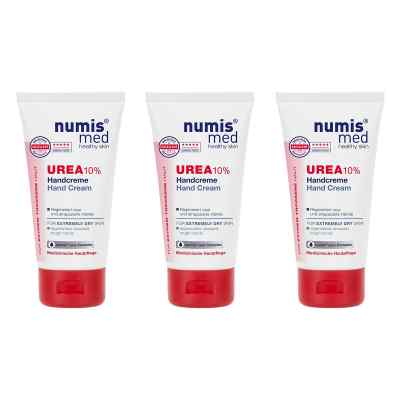 numis® med UREA 10% Handcreme 3x75 ml von Schröder Cosmetics GmbH & Co. KG PZN 08105172