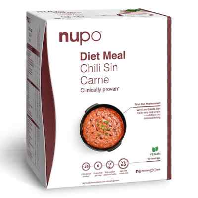 Nupo Diet Meal - Chili Sin Carne 10 Portionen 340 g von Nupo ApS PZN 08106158
