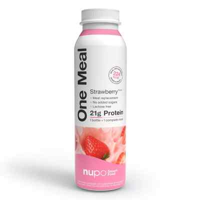 Nupo One Meal+ Prime RTD Strawberry 330 ml von Nupo ApS PZN 08106169