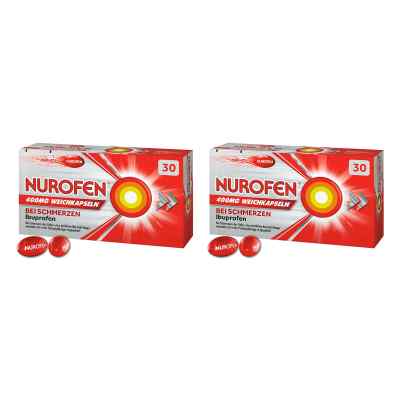 NUROFEN 400 mg Ibuprofen Weichkapseln 2 x30 stk von Reckitt Benckiser Deutschland GmbH PZN 08102665