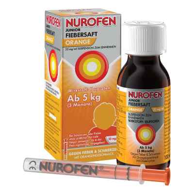 Nurofen Junior Fiebersaft Orange 20 Mg/ml 100 ml von Reckitt Benckiser Deutschland Gm PZN 16205690