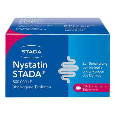 Nystatin STADA 500.000 I.E. überzogene Tabletten 50 stk von STADA Consumer Health Deutschland GmbH PZN 00892369