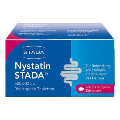 Nystatin STADA 500.000 I.E. überzogene Tabletten bei Pilzerkrank 20 stk von STADA Consumer Health Deutschlan PZN 00892352