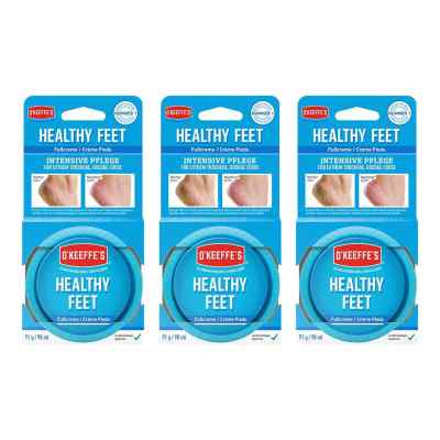 Okeeffe's Healthy Feet Fußcreme 3x91 g von GG Brands Netherlands B.V. PZN 08104697