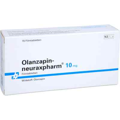 Olanzapin-neuraxpharm 10mg 70 stk von neuraxpharm Arzneimittel GmbH PZN 06082803