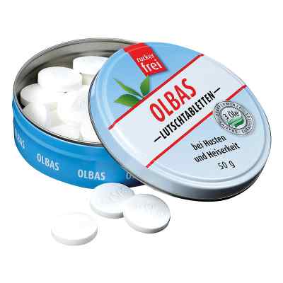 Olbas Lutschtabletten zuckerfrei 50 g von SALUS Pharma GmbH PZN 06903565