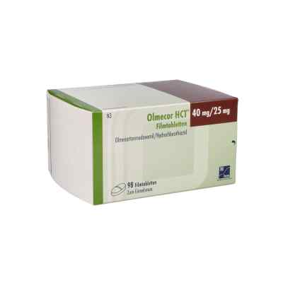 Olmecor Hct 40 mg/25 mg Filmtabletten 98 stk von TAD Pharma GmbH PZN 12648261