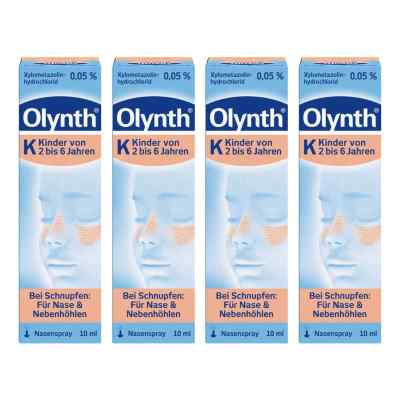 Olynth 0,05% Für Kinder Nasendosierspray 4x10 ml von Kenvue Germany GmbH (OTC) PZN 08104725