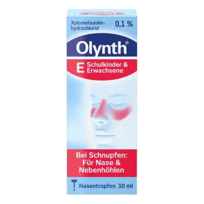 Olynth 0,1% Nasentropfen für Schulkinder und Erwachsene 10 ml von Kenvue Germany GmbH (OTC) PZN 02186397