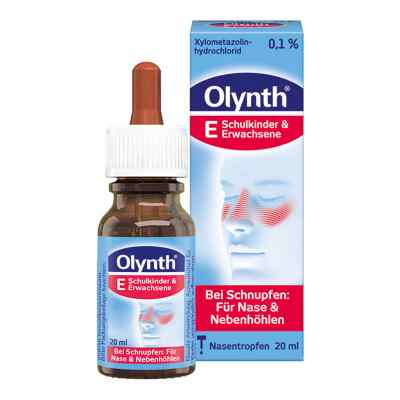 Olynth 0,1% Nasentropfen für Schulkinder und Erwachsene 20 ml von Kenvue Germany GmbH (OTC) PZN 02186405
