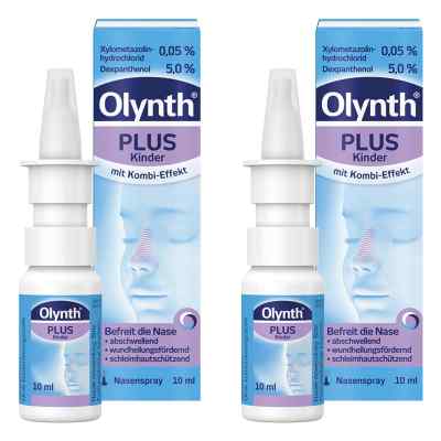 Olynth Plus 0,05 % / 5 % Nasenspray für Kinder von 2 bis 6 Jahre 2x10 ml von Kenvue Germany GmbH (OTC) PZN 08107668