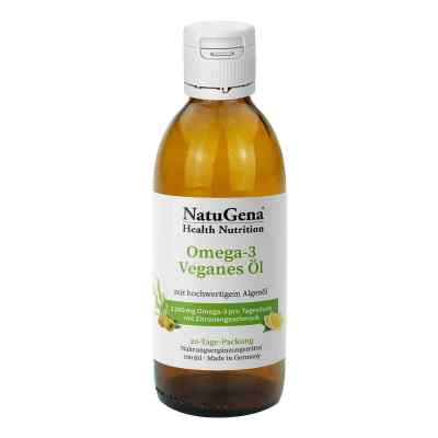 Omega-3 Algenöl vegan mit 2200 mg 100 ml von NatuGena GmbH PZN 18913847
