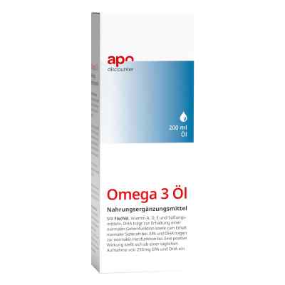 Omega 3 Öl mit Vitamin A, D und E von apodiscounter 200 ml von apo.com Group GmbH PZN 18297696