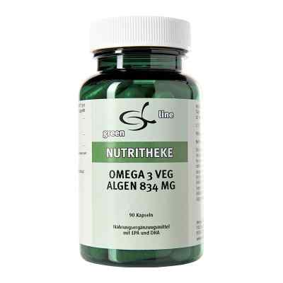 Omega-3 vegan Algenöl 834 mg Kapseln 90 stk von 11 A Nutritheke GmbH PZN 15191112