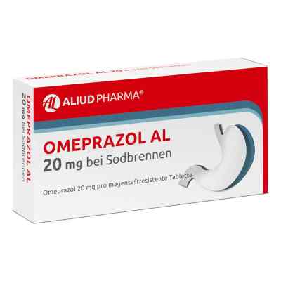 Omeprazol AL 20 mg bei Sodbrennen 7 stk von ALIUD Pharma GmbH PZN 07569140