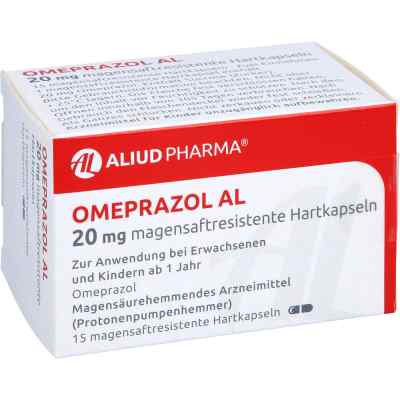 Omeprazol AL 20mg 15 stk von ALIUD Pharma GmbH PZN 09667450