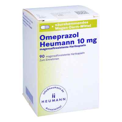 Omeprazol Heumann 10 mg magensaftresistente Hartkapsel 90 stk von HEUMANN PHARMA GmbH & Co. Generi PZN 15303717