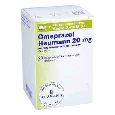 Omeprazol Heumann 20 mg magensaftresistente Hartkapsel 90 stk von HEUMANN PHARMA GmbH & Co. Generi PZN 15303723