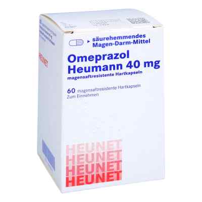 Omeprazol Heumann 40 mg magensaftresistent Hartkps.Heunet 60 stk von Heunet Pharma GmbH PZN 06100010