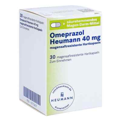 Omeprazol Heumann 40mg 30 stk von HEUMANN PHARMA GmbH & Co. Generi PZN 01715617