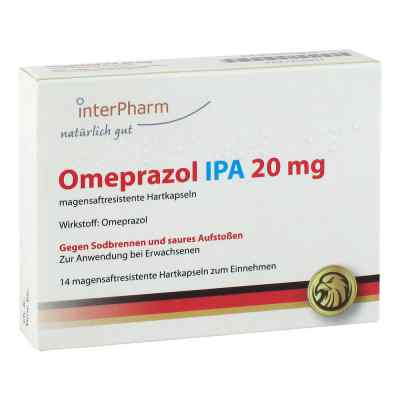 Omeprazol IPA 20mg 14 stk von Interpharm GmbH PZN 12339821