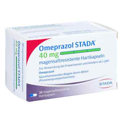 Omeprazol Stada 40 mg magensaftresist.Hartkapseln 30 stk von STADAPHARM GmbH PZN 00225673