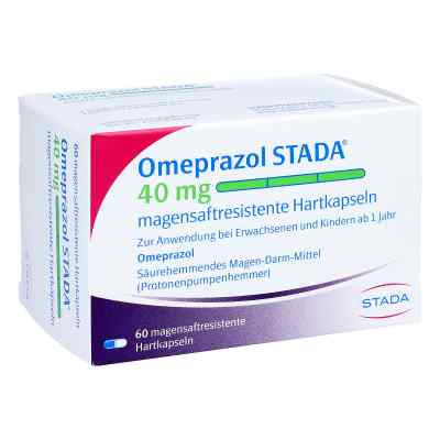 Omeprazol Stada 40 mg magensaftresist.Hartkapseln 60 stk von STADAPHARM GmbH PZN 00225696