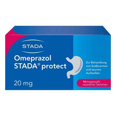 Omeprazol STADA protect 20mg magensaftresistent Tabletten bei So 14 stk von STADA Consumer Health Deutschlan PZN 06562331