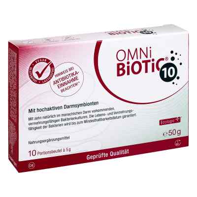 OMNi-BiOTiC® 10 Pulver 10X5 g von INSTITUT ALLERGOSAN Deutschland  PZN 13584793