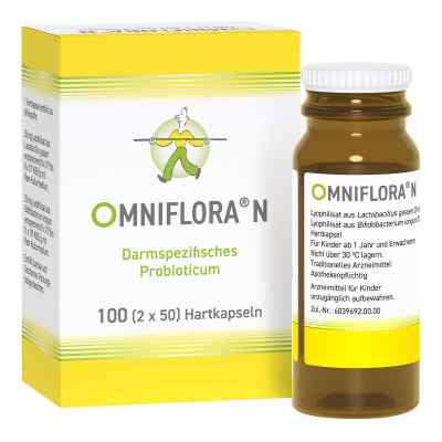 Omniflora N – Probiotika Kapseln für die Darmflora 100 stk von Heilpflanzenwohl GmbH PZN 04764622