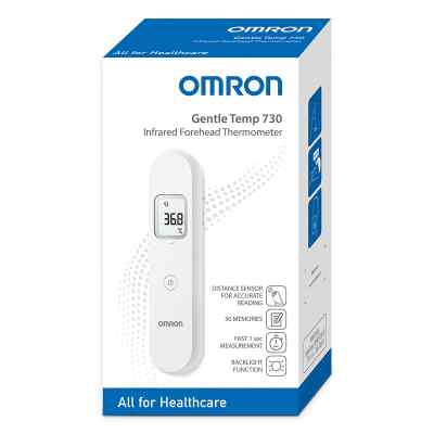 Omron Gentle Temp 730 kontaktloses Stirnthermometer 1 stk von HERMES Arzneimittel GmbH PZN 19649312