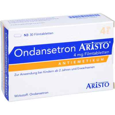 Ondansetron Aristo 4 mg Filmtabletten 30 stk von Aristo Pharma GmbH PZN 09714497