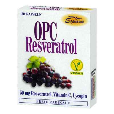 Opc Resveratrol Kapseln 30 stk von Espara GmbH PZN 09297993