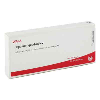 Organum Quadruplex Ampullen 10X1 ml von WALA Heilmittel GmbH PZN 01751808