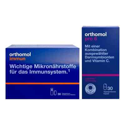 Orthomol Immun Trinkfläschchen/tabletten+Orthomol Pro 6 Kapseln 1 Set von Orthomol pharmazeutische PZN 08106030