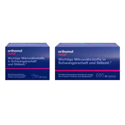Orthomol Natal Granulat + Orthomol Natal Tabletten / Kapseln 2x30 stk von Orthomol pharmazeutische PZN 08102404