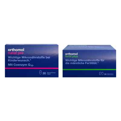 Orthomol Natal pre + Orthomol Fertil plus 2x30 stk von Orthomol pharmazeutische PZN 08102400