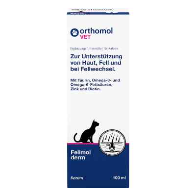 Orthomol Vet Felimol Derm Serum für Katzen 100 ml von Orthomol pharmazeutische Vertrie PZN 18723213
