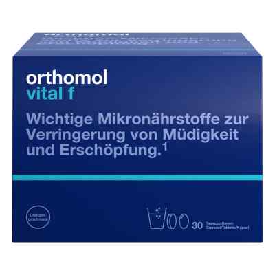 Orthomol Vital f Granulat/Tablette/Kapsel Orange 30er-Packung 1 stk von Orthomol pharmazeutische PZN 01319643