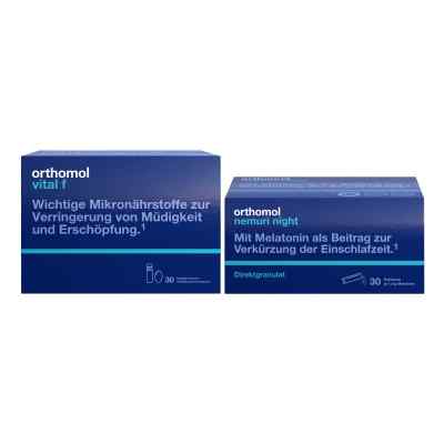 Orthomol Vital f Trinkfl.+ Orthomol Nemuri night Direktgran.