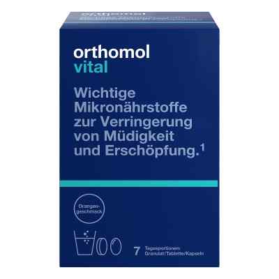 Orthomol Vital Granulat/Tablette/Kapseln Orange 7 stk von Orthomol pharmazeutische PZN 20182753