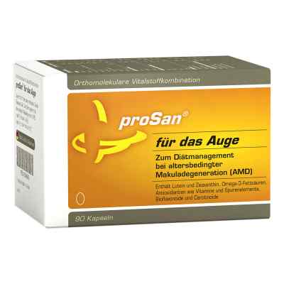 Orthomolekulare Vitalst.komb.prosan für d.AugeKps. 90 stk von proSan pharmazeutische Vertriebs PZN 02094643