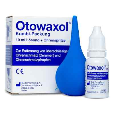 Otowaxol Kombi-Packung: Ohrenschmalzentferner mit Ohrenspritze 10 ml von Viatris Healthcare GmbH PZN 02028296