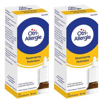 Otri-Allergie Nasenspray Fluticason (ca. 120 Sprühstöße) 2x12 ml von Haleon Germany GmbH PZN 08104678