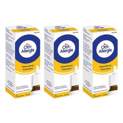Otri-Allergie Nasenspray Fluticason (ca. 120 Sprühstöße) 3x12 ml von Haleon Germany GmbH PZN 08104679