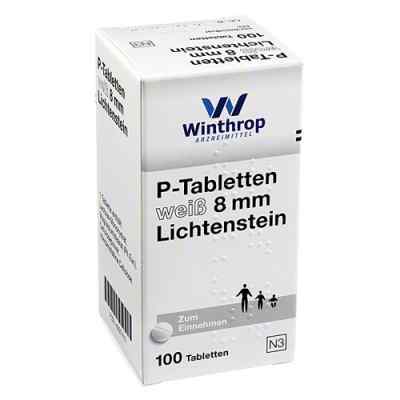 P Tabletten weiss 8 mm 100 stk von Zentiva Pharma GmbH PZN 04997415