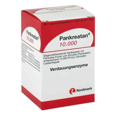 Pankreatan 10000 50 stk von NORDMARK Pharma GmbH PZN 06889983