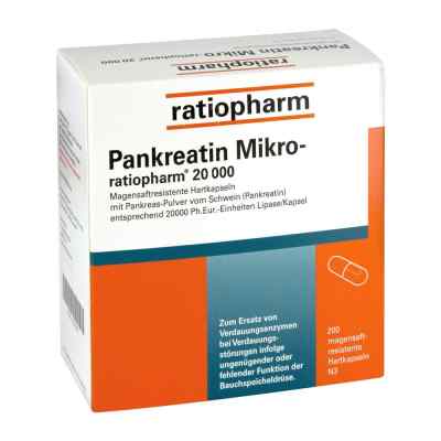 Pankreatin Mikro-ratiopharm 20000 200 stk von ratiopharm GmbH PZN 07097623